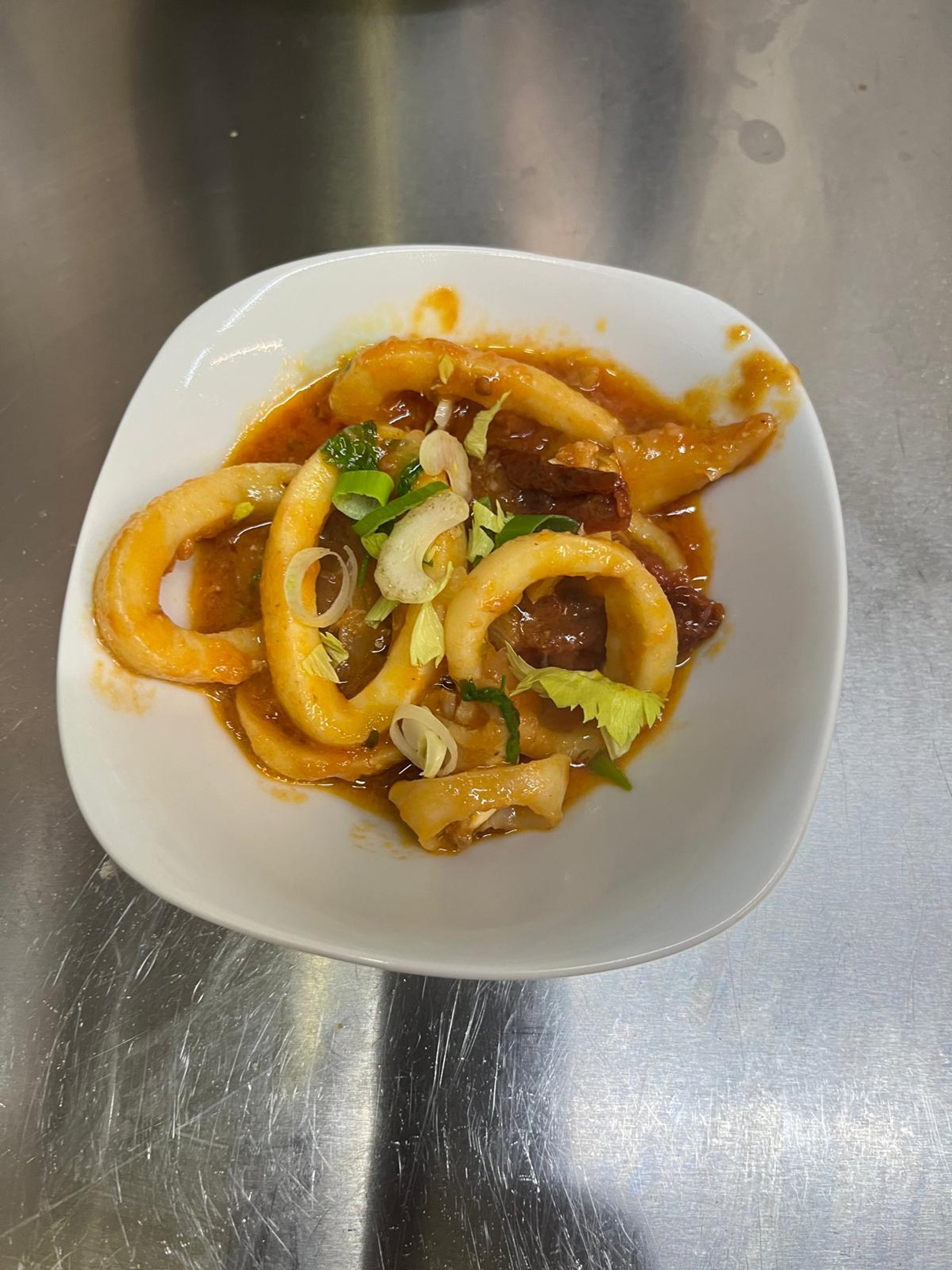 Calamari-Pfanne