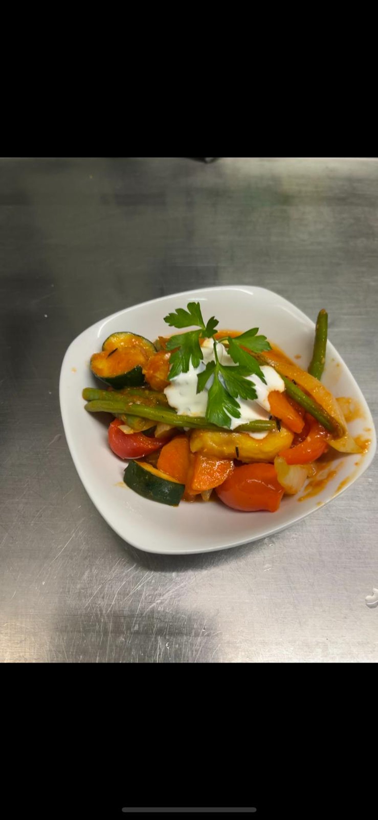Pfannengemüse (Nahaufnahme)
